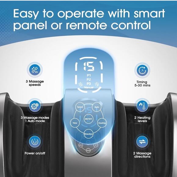 Foot Massager Heat FSA HSA Eligible Neuropathy Plantar Fasciitis Pain Relief NIB - Picture 6 of 7